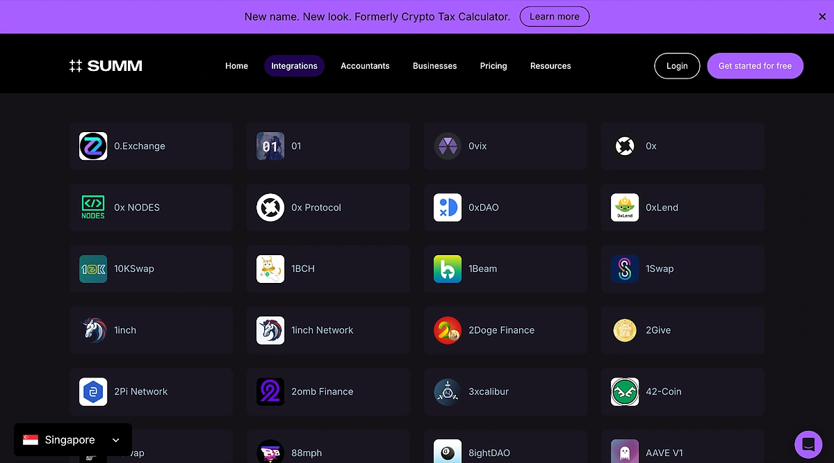 How Summ Delivers Precise Crypto Tax Reporting | CoinGecko API
