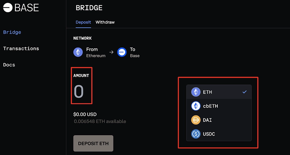 Enter Bridging details Base