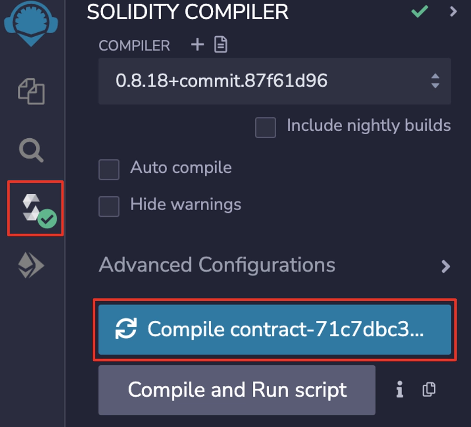 Compile Contract 
