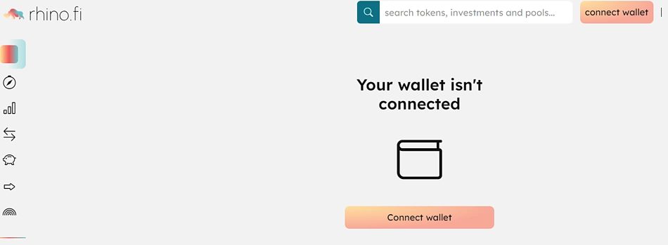 Connect wallet to rhino.fi