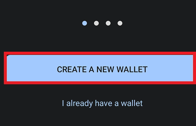 create a new wallet Trust Wallet