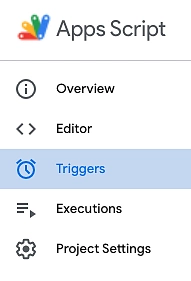 Apps Script Triggers