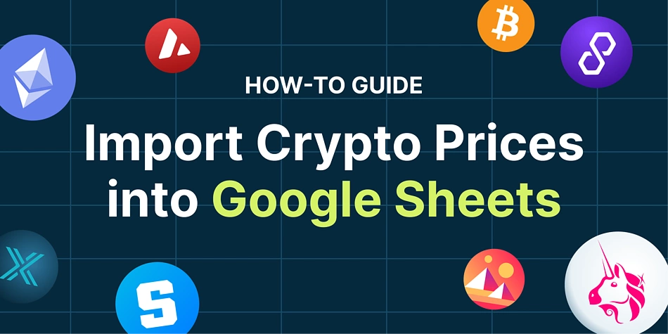 google sheets crypto prices