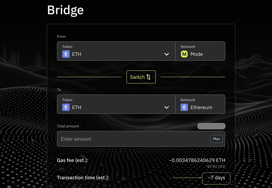 Bridge assets from Mode with official Mode bridge