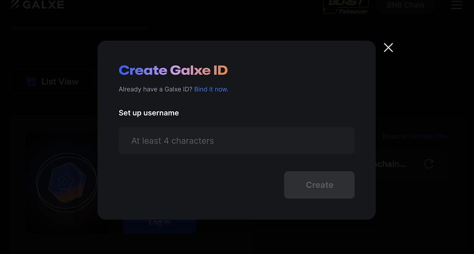 Create Galxe ID for Berachain