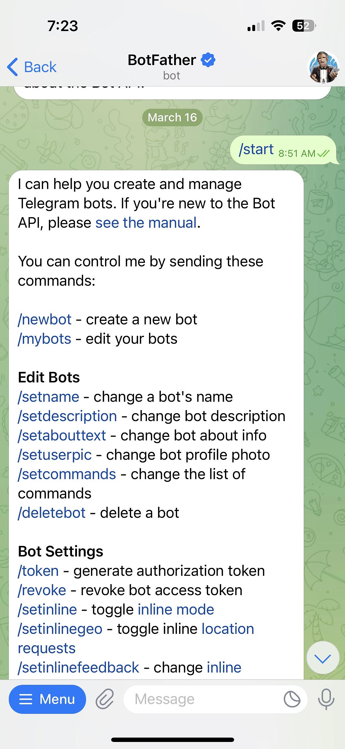 Setting Up Your Telegram Bot