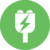 Electric Vehicle Direct Currency Logo