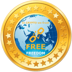 FREEdom coin On CryptoCalculator's Crypto Tracker Market Data Page