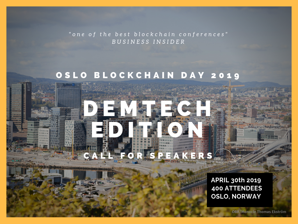 Oslo Blockchain Day