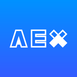 Kriptovaliutos keitykla AEX apžvalga AEX kriptovaliutų rinkos. 24 valandų apyvartų reitingai