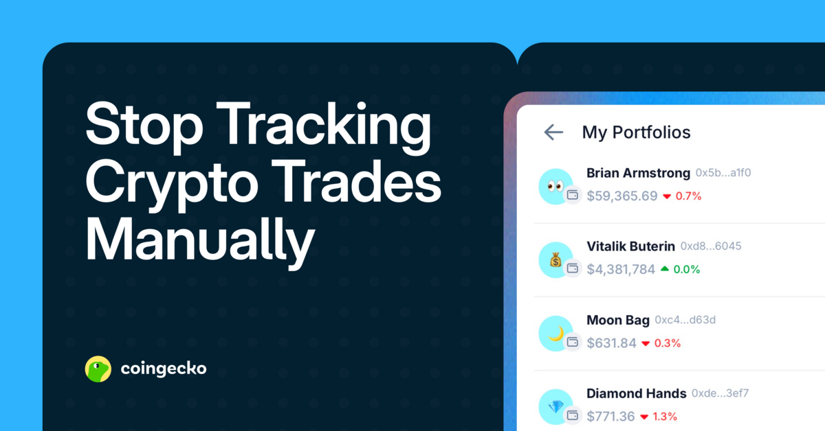 How to Track Multiple Crypto Wallets Using CoinGecko