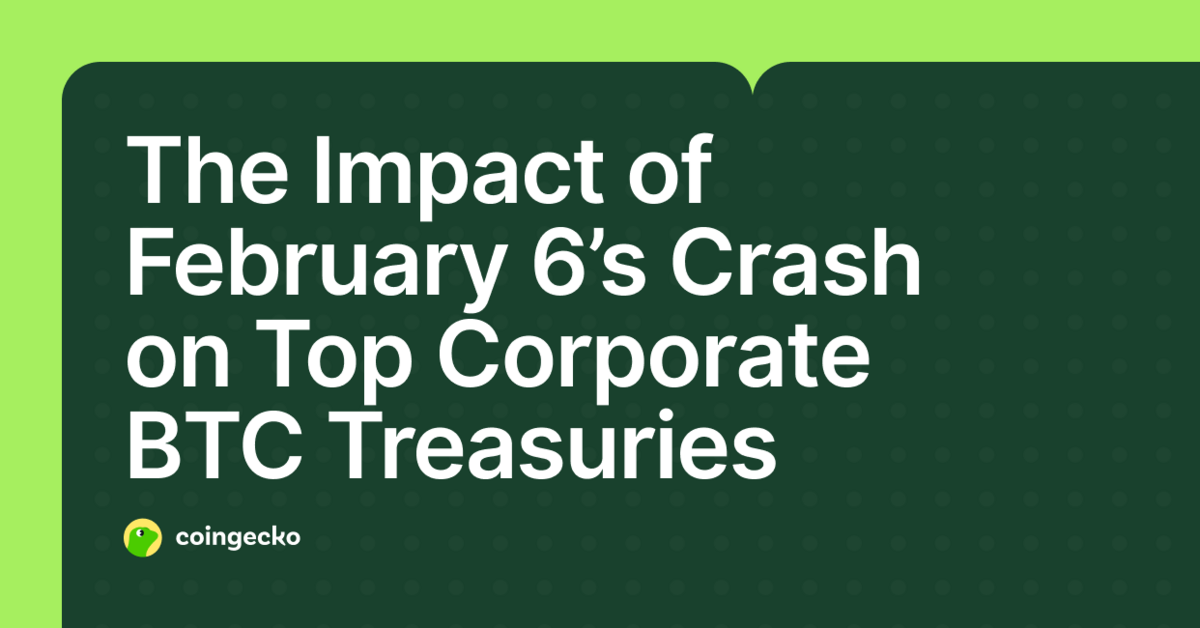 February 6’s Impact on Top Corporate BTC Treasuries