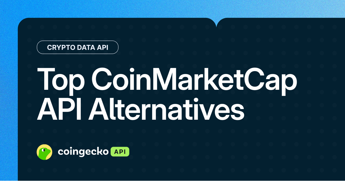 Top 7 CoinMarketCap API Alternatives for Crypto Data (2026)
