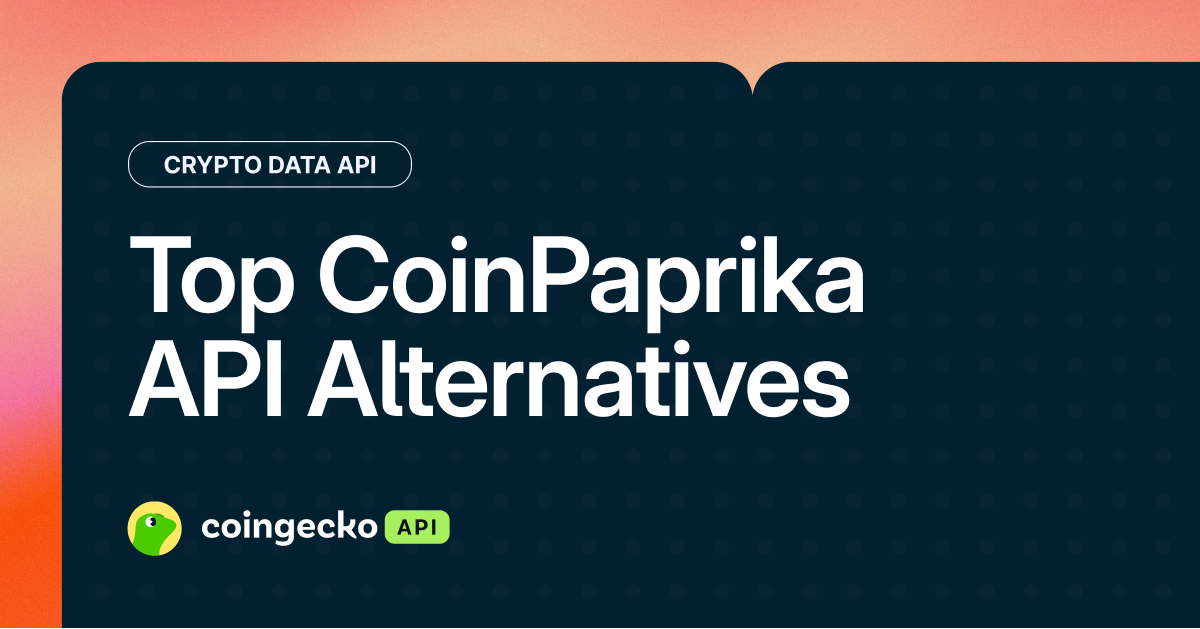 Top 7 CoinPaprika API Alternatives for Crypto Data (2026)