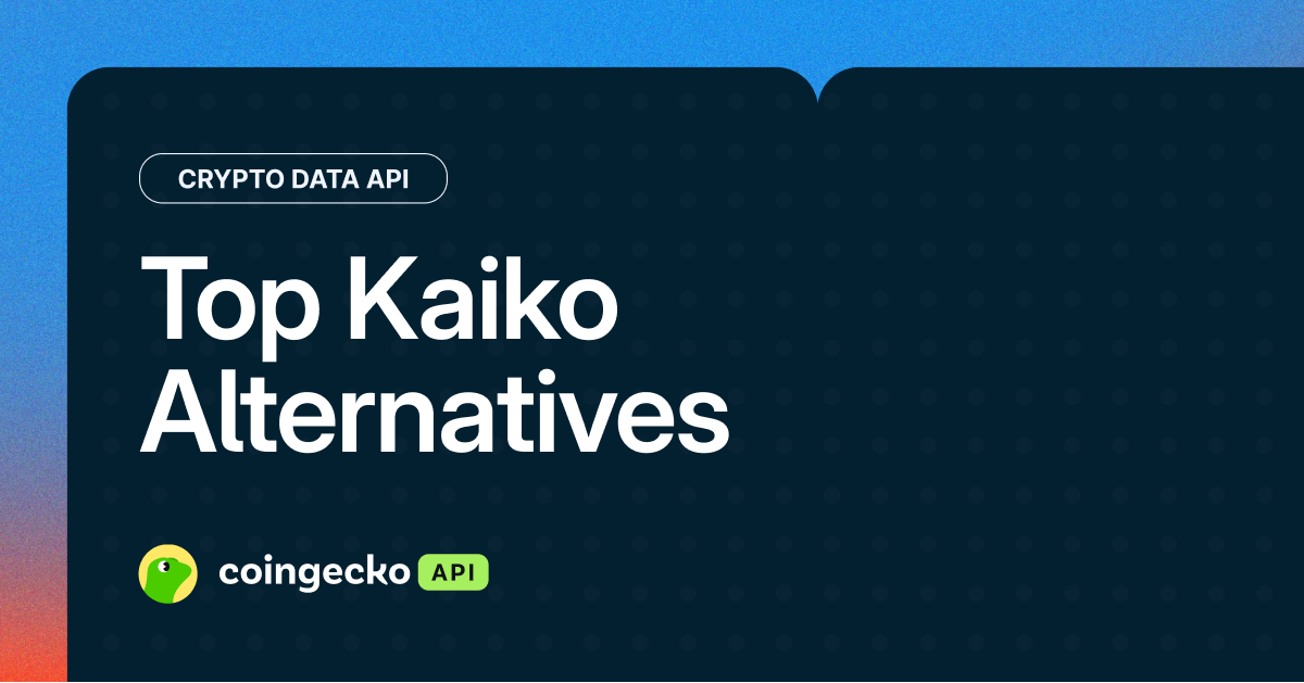 Top 5 Kaiko API Alternatives for Crypto Data (2026)