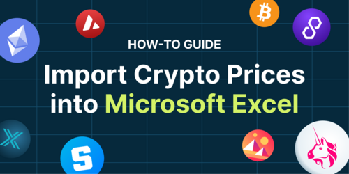 How to Import Crypto Prices into Excel with CoinGecko API