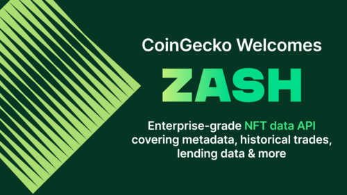 CoinGecko Expands Cryptocurrency Offering with Zash Acquisition