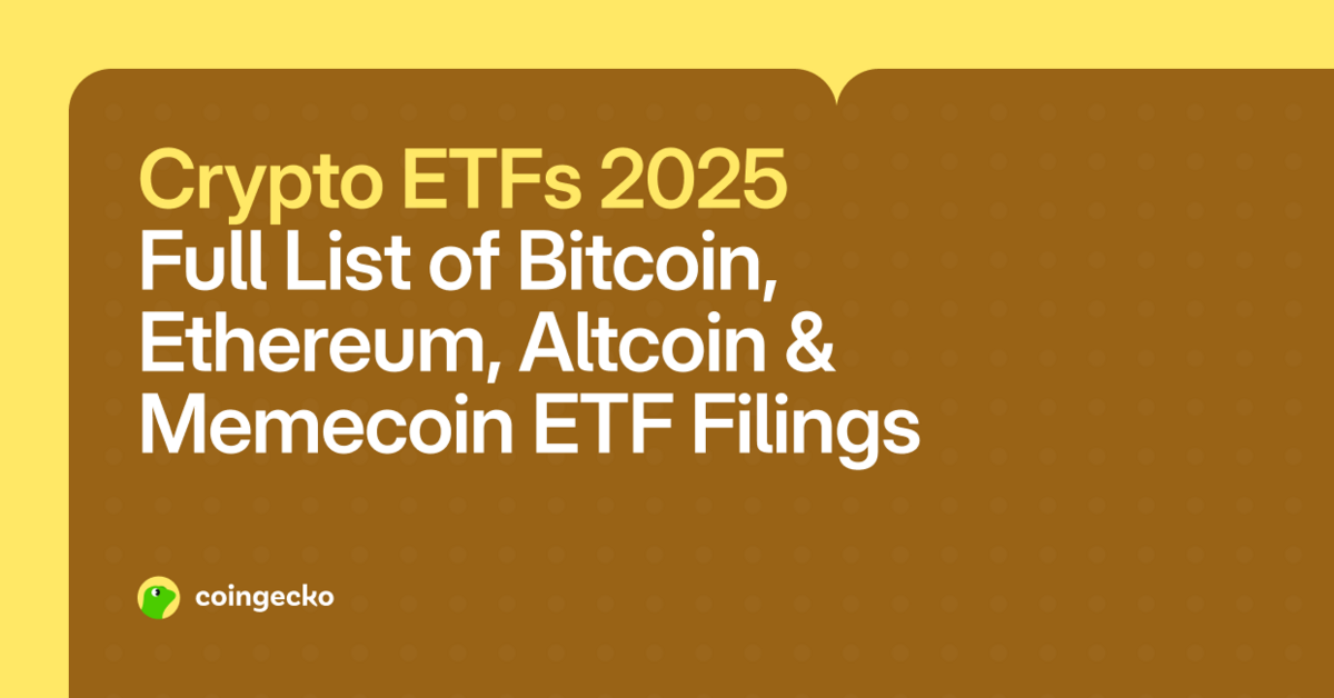Every U.S. Crypto ETF You Need to Know About in 2025