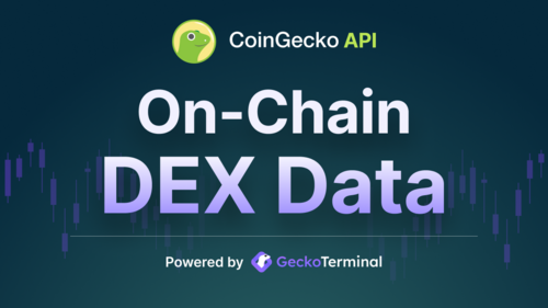 CoinGecko Enhances Crypto API with On-Chain DEX Data