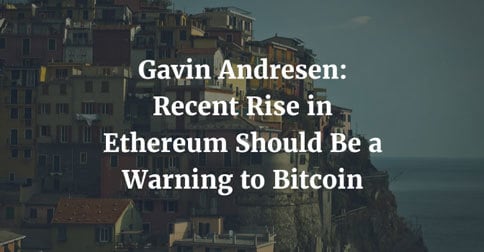 Gavin Andresen: Recent Rise in Ethereum Should Be a Warning to Bitcoin