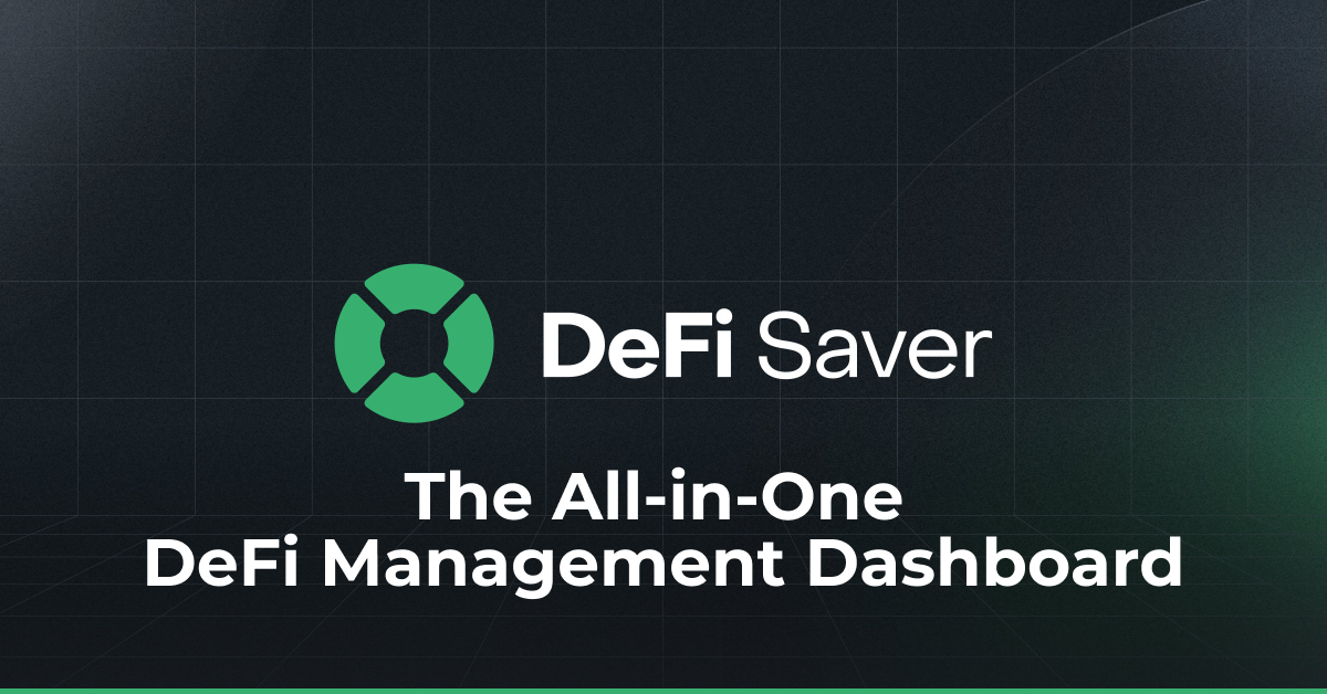 What Is DeFi Saver: The All-in-One DeFi Management Dashboard