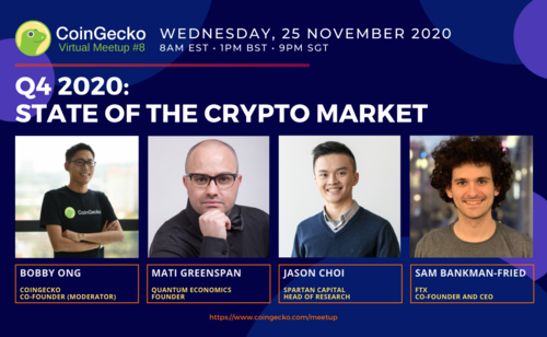 The State Of The Crypto Market In Q4 2020 | CoinGecko Virtual Meetup #8