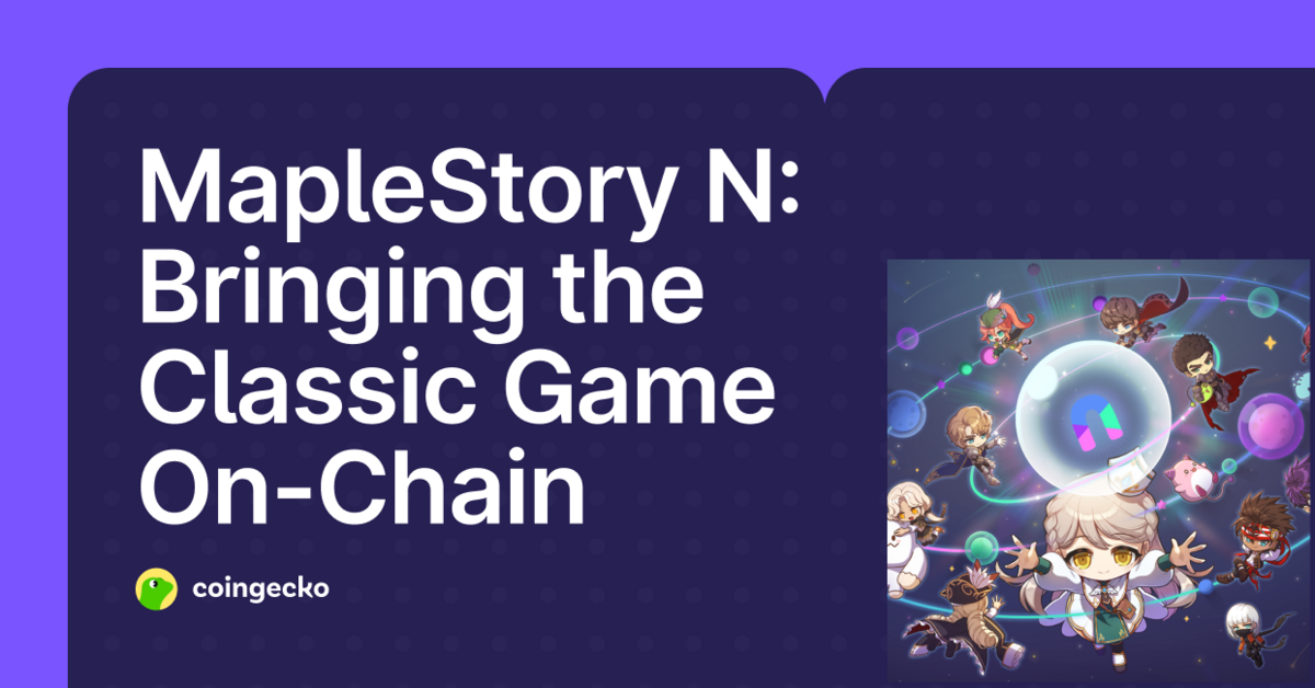 MapleStory N: Nexon's Global Hit MMORPG Goes On-chain 