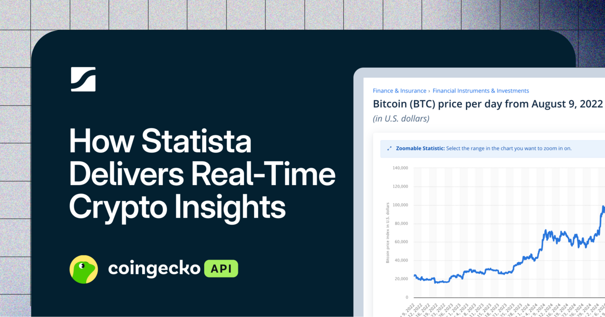 How Statista Delivers Real-time Crypto Insights