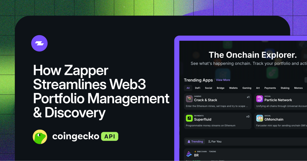 How Zapper Streamlines Web3 Portfolio Management and Discovery