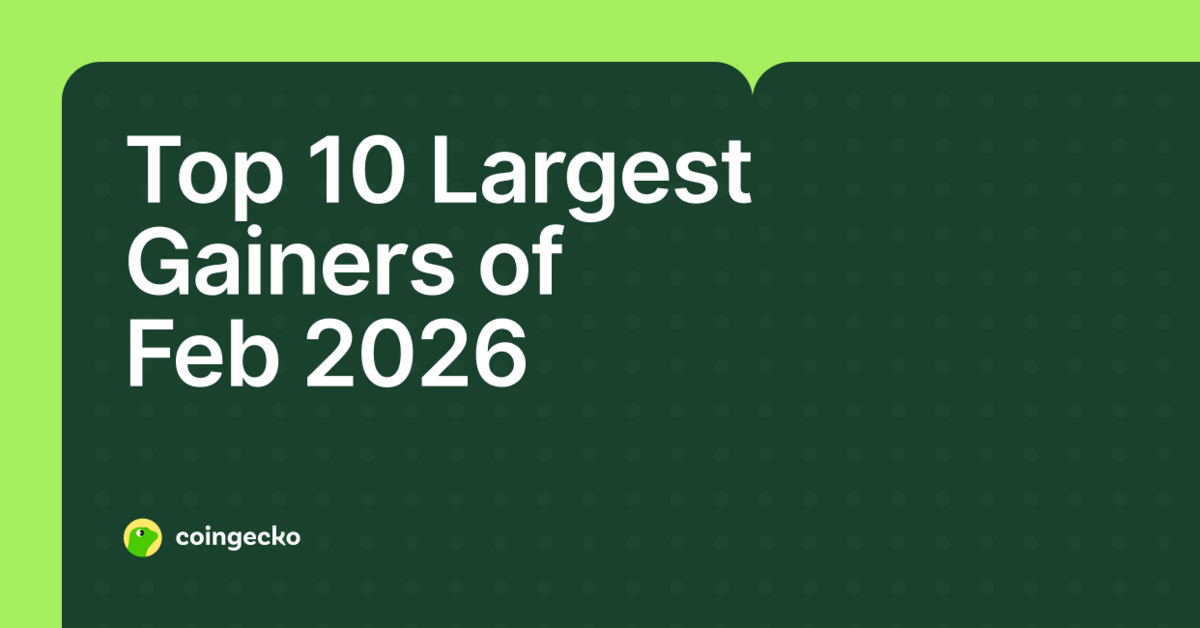 Top 10 Largest Crypto Gainers of February 2026 (UPDATED)