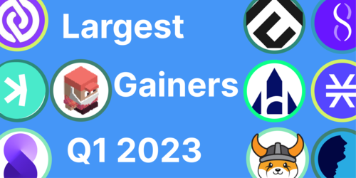 Top 10 Largest Crypto Gainers of Q1 2023