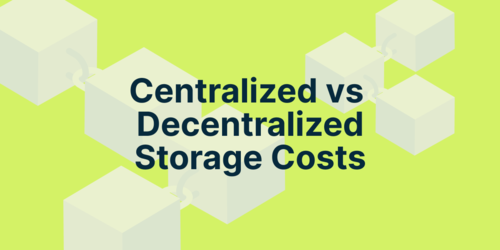 Centralized vs Decentralized Storage Cost (2023)