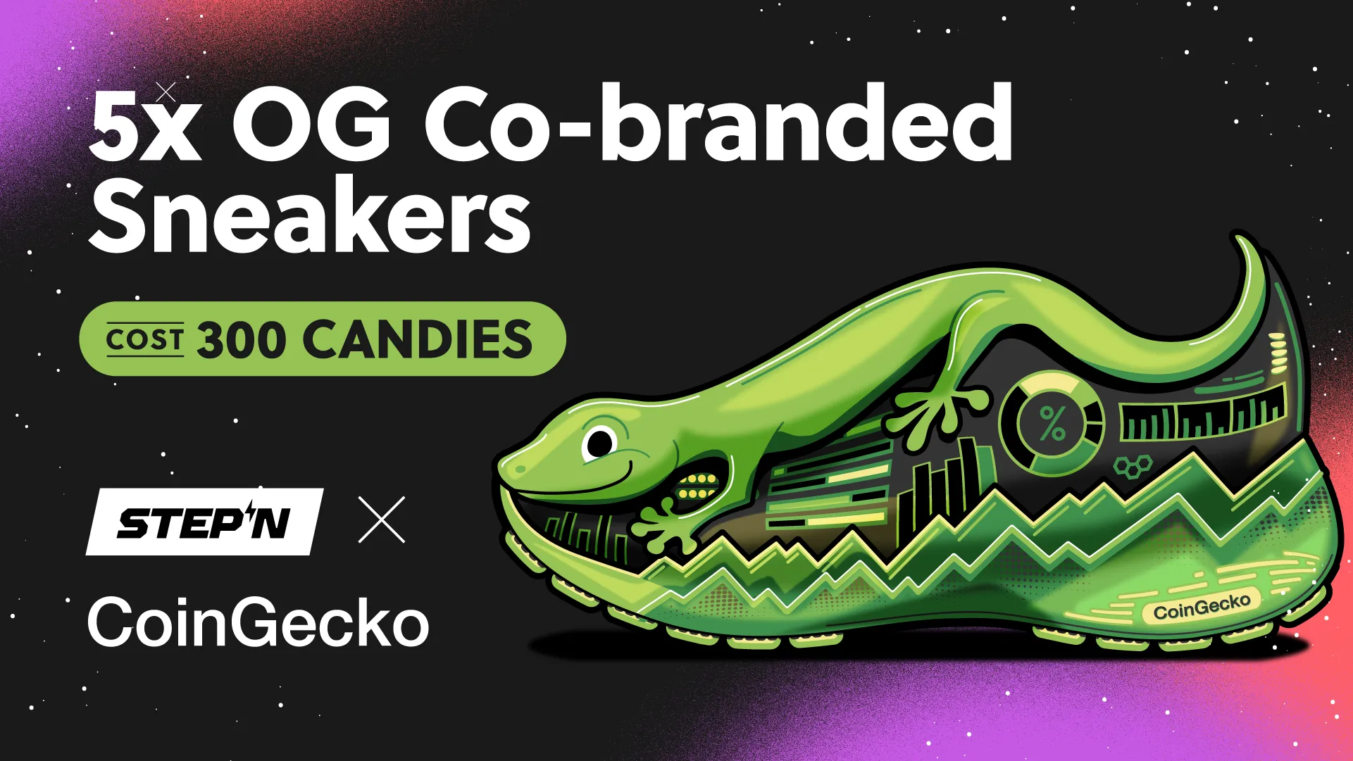 STEPN & CoinGecko: OG Sneaker Giveaway | CoinGecko