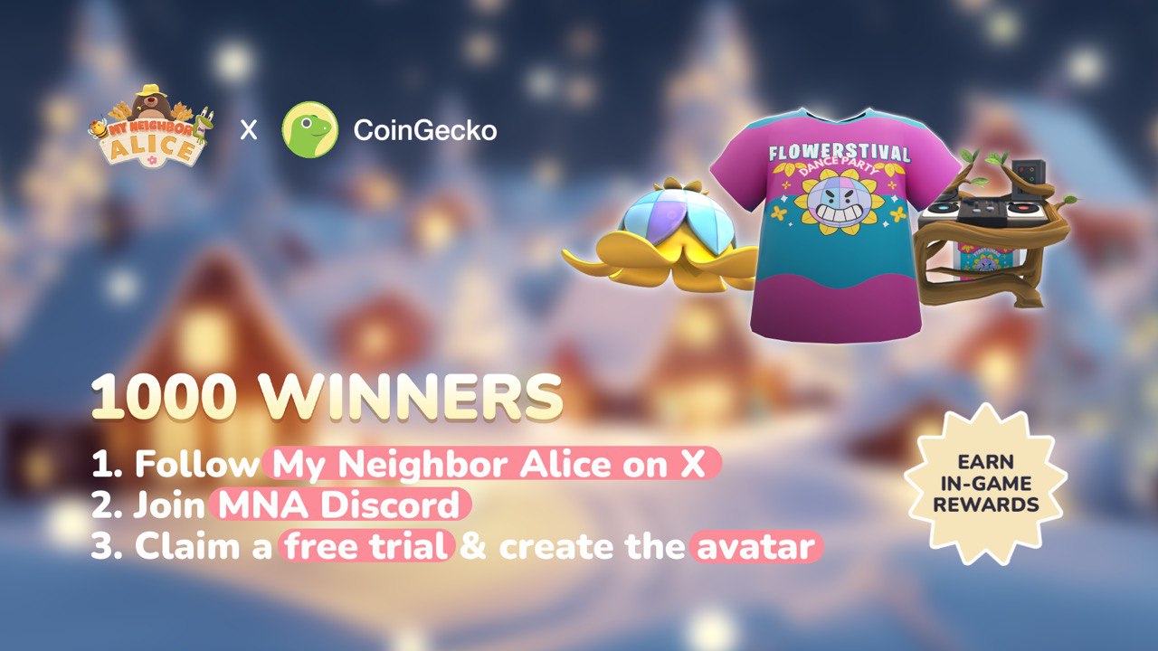 My Neighbor Alice x CoinGecko NFT Raffle | CoinGecko