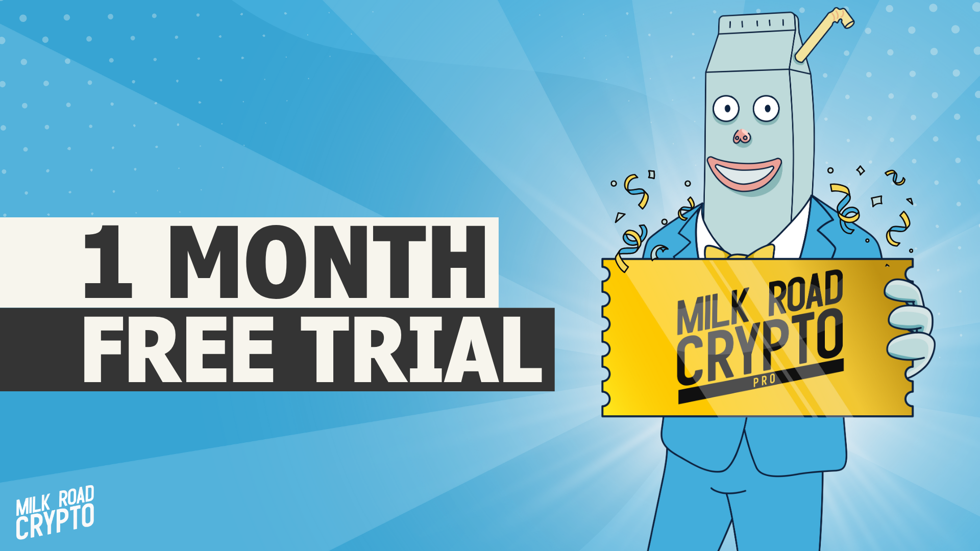 1-Month Free Milk Road CRYPTO PRO | CoinGecko