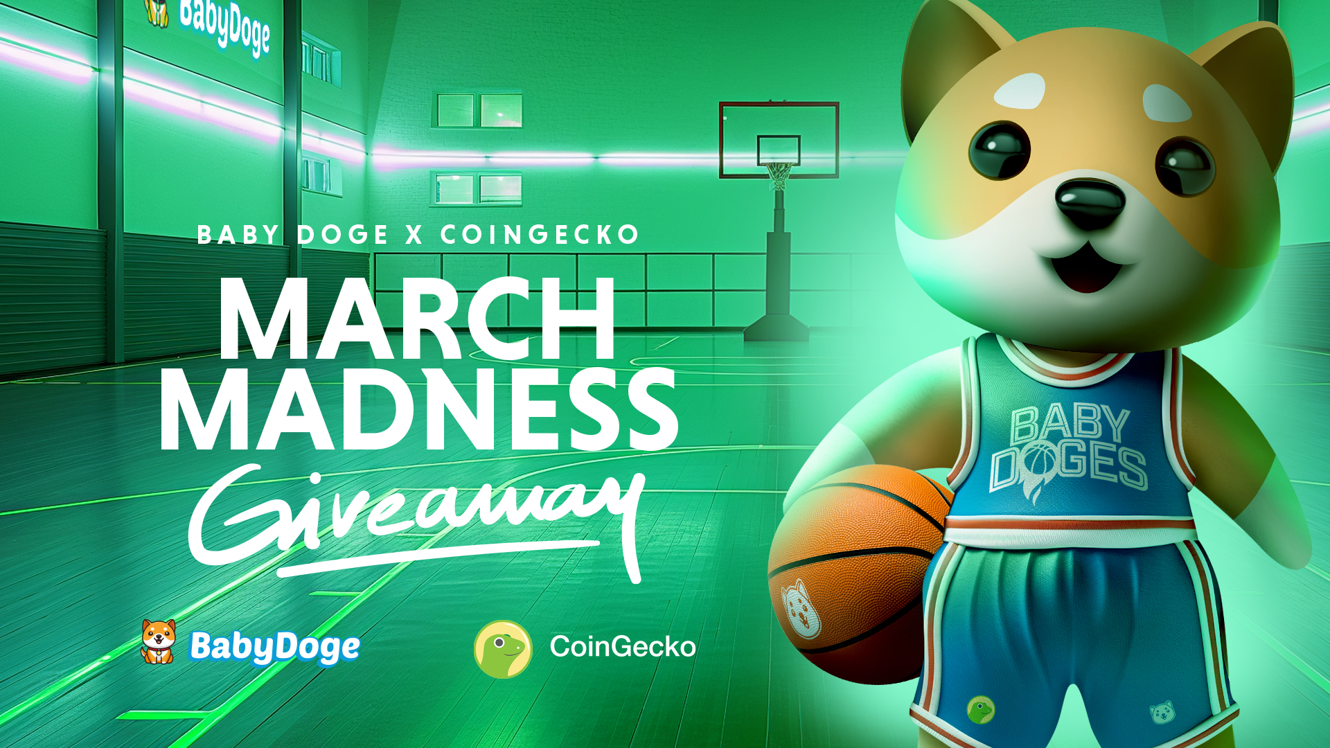 Baby Doge x CoinGecko March Madness Giveaway | CoinGecko