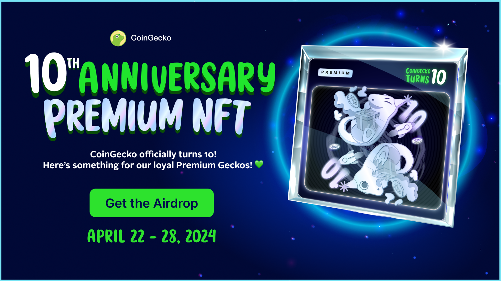[Premium] CoinGecko 10th Anniversary NFT