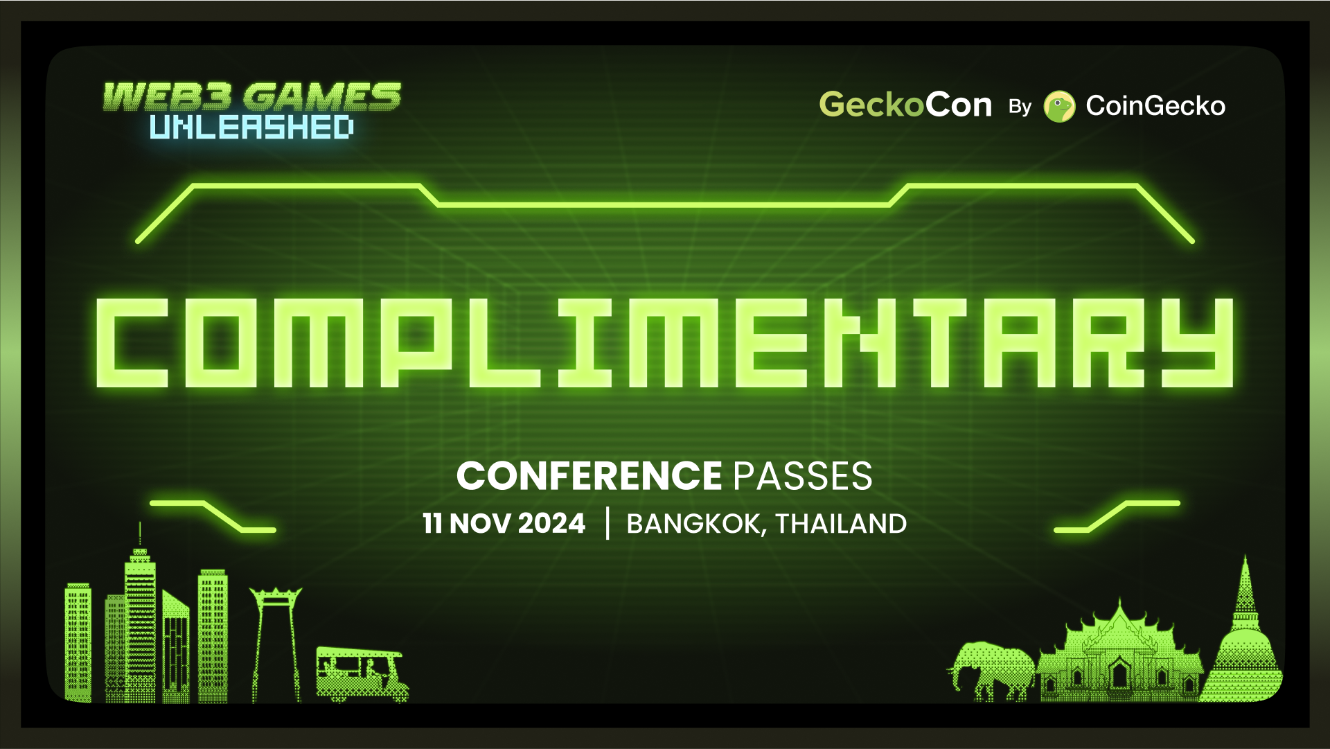 Complimentary GeckoCon Conference Pass | CoinGecko